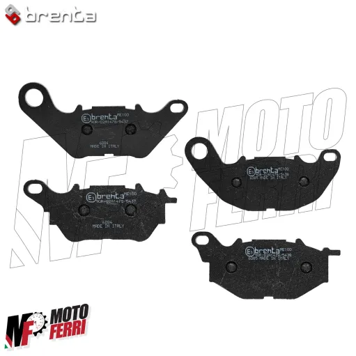 MF9120 Pastiglie Freno Anteriore + Posteriore Brenta Yamaha XMax 300 da 2017 a 2025