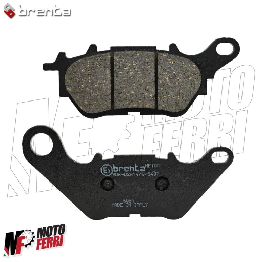 MF9120 Pastiglie Freno Anteriore + Posteriore Brenta Yamaha XMax 300 da 2017 a 2025