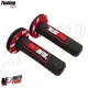 MF9130 Manopole Power Motor Rosso Nero per Moto Cross Enduro Motard Universali