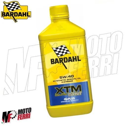 MF1861 Olio motore sintetico Bardahl 5W40 XTM scooter Synt 4T - 1 LT litro