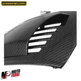 MF9138 Sportellino Motore + Convogliatore Carbon Look Levetta Vespa 50 Special R 2