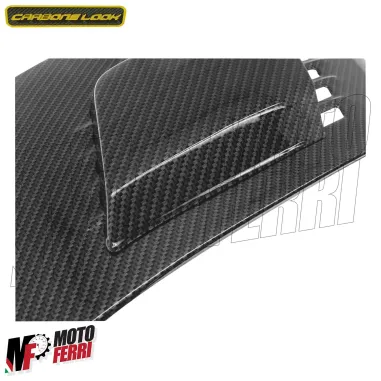 MF9138 Sportellino Motore + Convogliatore Carbon Look Levetta Vespa 50 Special R