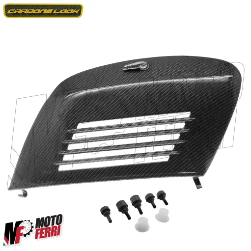 MF1307 Sportellino Motore Carbon Look con Levetta Vespa 50 Special R L N