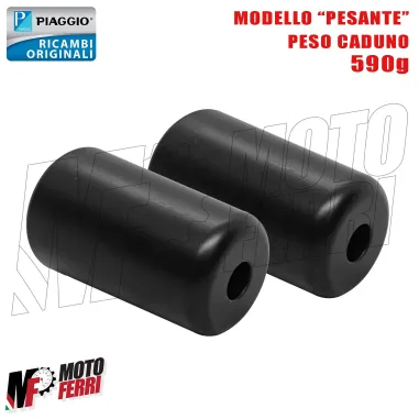 MF3121 Bilancieri Contrappesi Nero 590g Piaggio Beverly 300 400 HPE 2021 / 2024