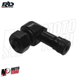 MF9144 Valvola Tubeless 90 Gradi Curva 8.3 mm Nero Universale Scooter Moto 2