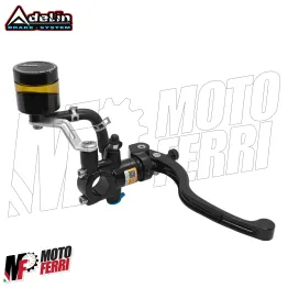 MF9145 Pompa Freno Anteriore Radiale ADELIN 19 Leva Nera con Vaschetta per Moto 2