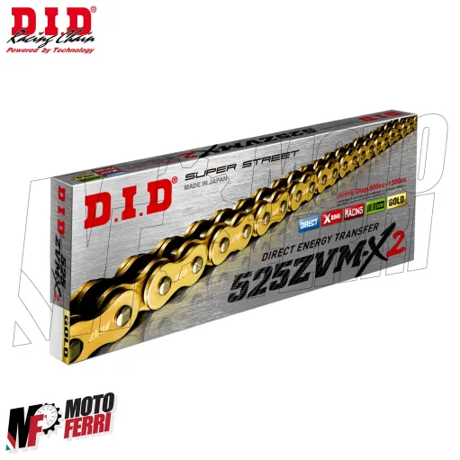 MF3524 Catena Trasmissione DID ZVMX2 Passo 525 BMW S 1000 XR Oro da 2015 a 2024