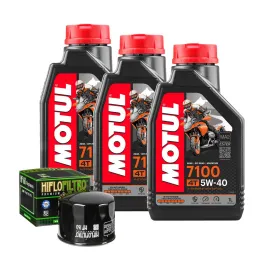 MF9157 Tagliando BMW F 900 XR da 2020 a 2025 - 3L Olio Motul 7100 5W40 + Filtro