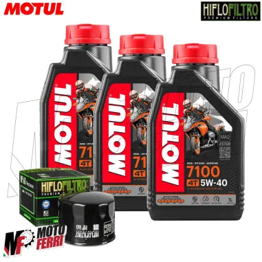 MF9157 Tagliando BMW F 900 XR da 2020 a 2025 - 3L Olio Motul 7100 5W40 + Filtro