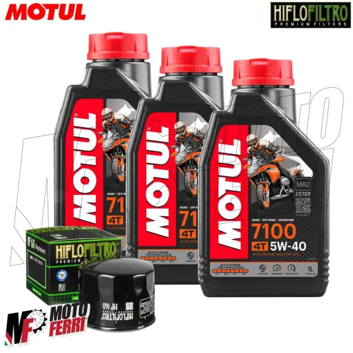 MF9157 Tagliando BMW F 900 XR da 2020 a 2025 - 3L Olio Motul 7100 5W40 + Filtro