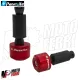 MF9161 Stabilizzatori Contrappesi Manubrio Paraxite Rosso 13-23mm Moto