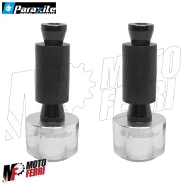 MF9163 Stabilizzatori Contrappesi Manubrio Paraxite Argento 13-23mm Moto 2