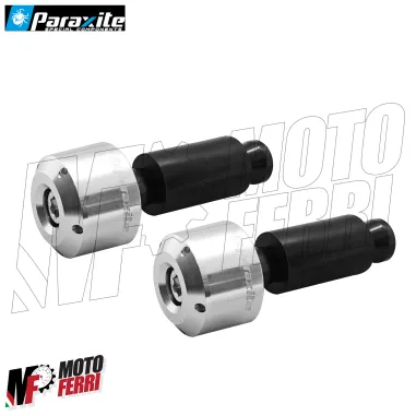 MF9163 Stabilizzatori Contrappesi Manubrio Paraxite Argento 13-23mm Moto