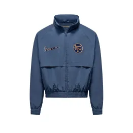 MF9168 Giacca Antivento Vespa Officina 8 Taglia L Unisex Uomo Donna Blu