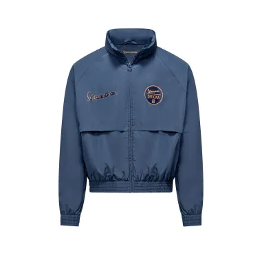 MF9168 Giacca Antivento Vespa Officina 8 Taglia L Unisex Uomo Donna Blu
