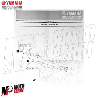 MF9170 Paramani Protezioni Deflettori Parabrezza Yamaha MT-07 2025