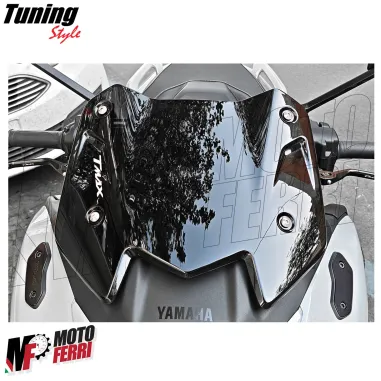 MF9171 Tappi Coperchi Specchietti CNC Nero per Yamaha TMax 560 2025