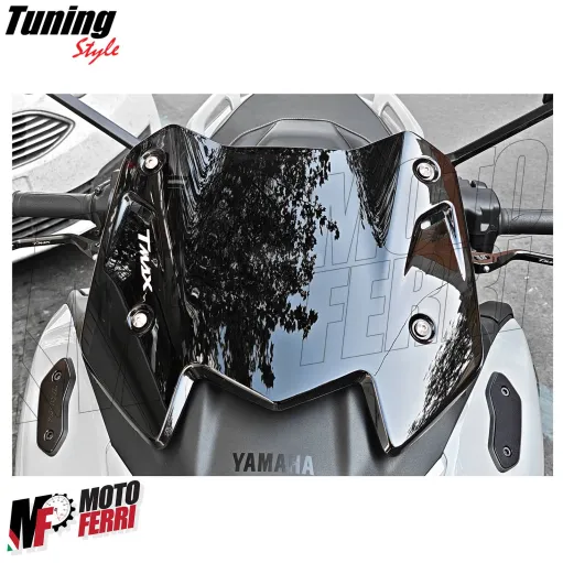 MF9171 Tappi Coperchi Specchietti CNC Nero per Yamaha TMax 560 2025