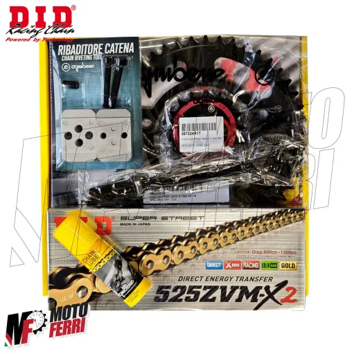 MF9173 Kit Trasmissione DID BMW S 1000 XR Corona 45 Pignone 17 dal 2020 al 2024