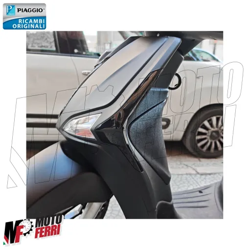 MF9066 Deflettore Anteriore Sinistro Nero Lucido Piaggio Liberty 50 125 150 iGet 2025