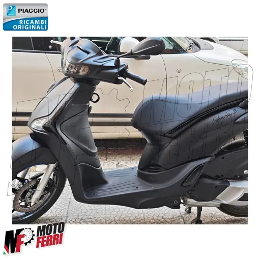 MF9066 Deflettore Anteriore Sinistro Nero Lucido Piaggio Liberty 50 125 150 iGet 2025
