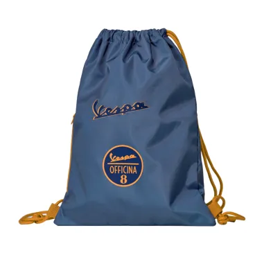 MF5063 Zaino Zainetto Sacca Blu Originale Vespa Officina 8