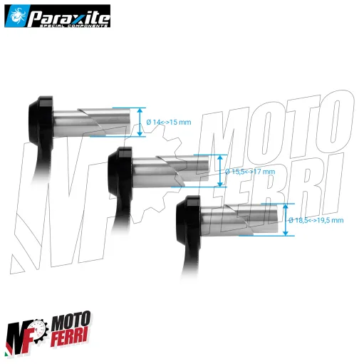 MF9190 Paraleva Protezione Leva Frizione PARAXITE Alluminio Nero Universale Moto