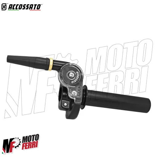MF9192 Comando Gas Rapido Accossato Mono Cavo 2T OffRoad Nero Univesale Moto