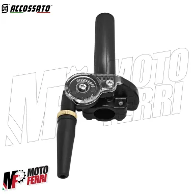 MF9192 Comando Gas Rapido Accossato Mono Cavo 2T OffRoad Nero Univesale Moto