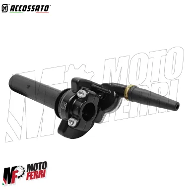 MF9192 Comando Gas Rapido Accossato Mono Cavo 2T OffRoad Nero Univesale Moto