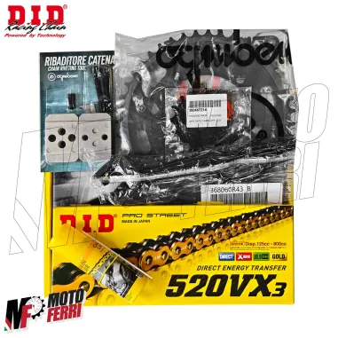 MF9194 Kit Trasmissione DID YAMAHA 320 MT-03 Corona 43 Pignone 14 - 2016 a 2024