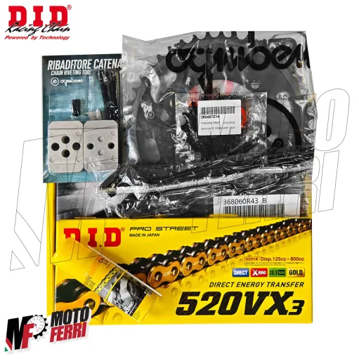 MF9194 Kit Trasmissione DID YAMAHA 320 MT-03 Corona 43 Pignone 14 - 2016 a 2024