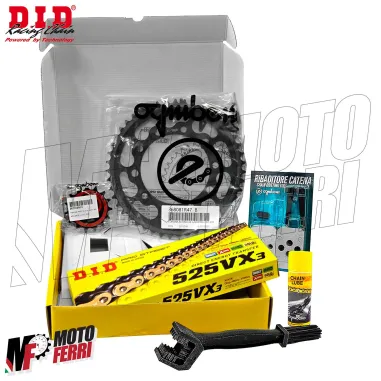 MF9196 Kit Trasmissione DID SUZUKI 650 DL V-Strom Corona 47 Pignone 15 da 2007 a 2011