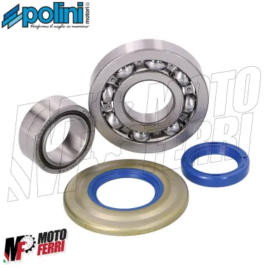 MF1907 KIT CUSCINETTI BANCO ALBERO MOTORE POLINI PARAOLI VESPA 125 150 200 PX