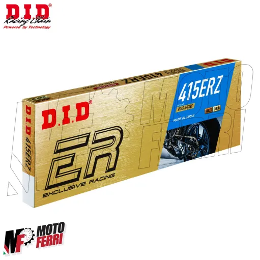 MF9198 Catena DID Passo 415 ERZ Racing 140 Maglie Oro MOTO 3 125 GP a Clip