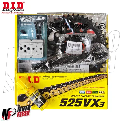 MF9197 Kit Trasmissione DID Yamaha MT-09 / SP 900 Corona 45 Pignone 16 dal 2021 al 2025