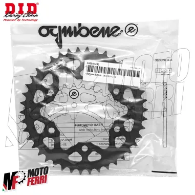 MF9202 Kit Trasmissione DID GP Yamaha YZF R9 900 Corona 43 Pignone 16 - 2024 - 2025