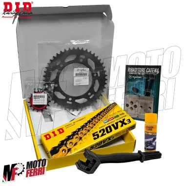 MF9034 Kit Trasmissione DID Benelli TRK 702 X Corona 46 Pignone 15 da 2023 a 2025