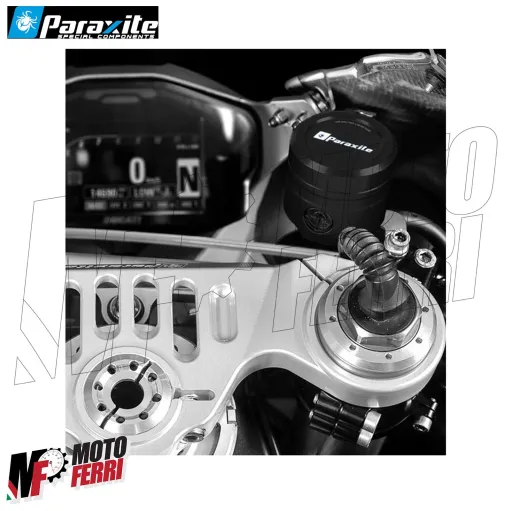 MF9186 Serbatoio Vaschetta Olio Freno Anteriore 25 ml PARAXITE Nero Moto
