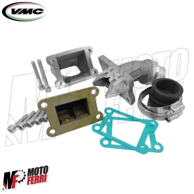 MF9218 Collettore Aspirazione Lamellare VMC 30mm 3 Fori Vespa 50 125 PK