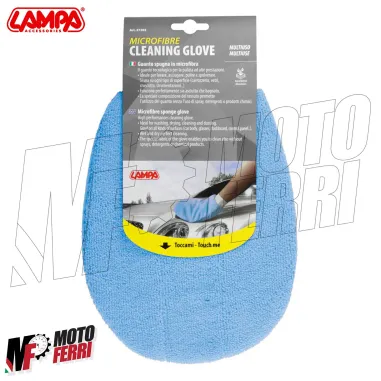 MF9220 Guanto Panno Spugna in Microfibra Lampa per Pulizia Vetri Moto Auto