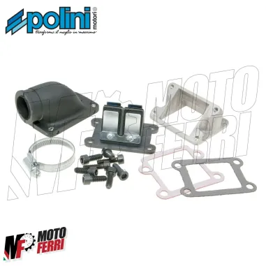 MF1927 COLLETTORE ASPIRAZIONE + VALVOLA LAMELLARE POLINI BIG VALVE MBK BOOSTER
