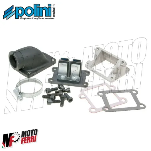 MF1927 COLLETTORE ASPIRAZIONE + VALVOLA LAMELLARE POLINI BIG VALVE MBK BOOSTER