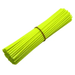 MF6638 Kit 72 Copriraggi Copri Raggi Ruote Giallo Fluo Moto Enduro Cross Motard