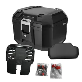 MF9229 Bauletto Moto SHAD TERRA TR41 Nero 41L + Schienalino e Piastra Universale