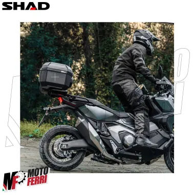 MF9229 Bauletto Moto SHAD TERRA TR41 Nero 41L + Schienalino e Piastra Universale
