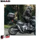 MF9229 Bauletto Moto SHAD TERRA TR41 Nero 41L + Schienalino e Piastra Universale