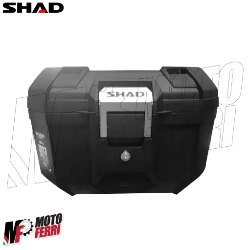 MF9229 Bauletto Moto SHAD TERRA TR41 Nero 41L + Schienalino e Piastra Universale