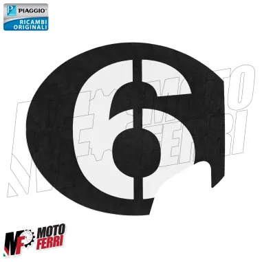 MF9233 Adesivi Carena 6 Sei Giorni Piaggio Vespa GTS GTV 125 300 da 2019 a 2022