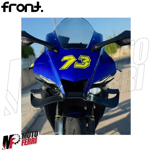 MF6572 Spoiler Downforce Carena Anteriore FRONT Yamaha YZF R1 / M da 2020 a 2025